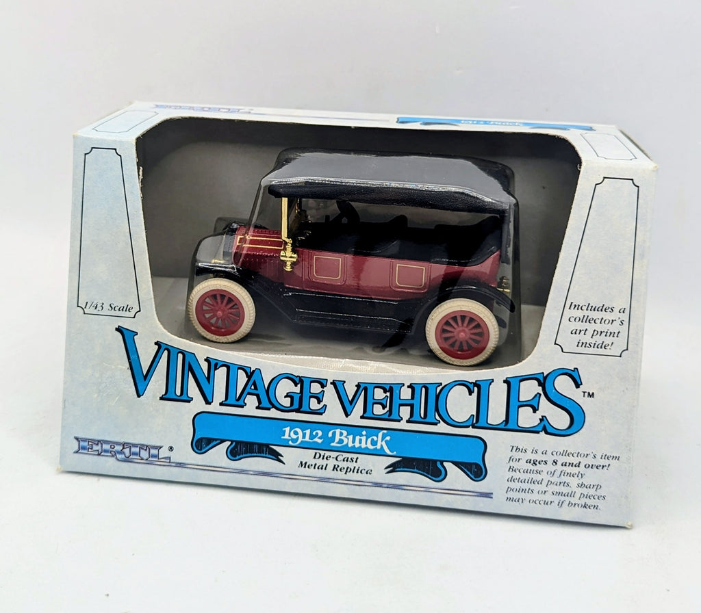 1985 ERTL 1912 Buick Vintage Vehicles 1/43 Diecast
