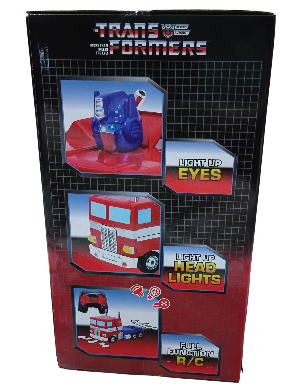Jada Transformers Optimus Prime Autobot 13" Transforming RC Car Lights & Sound image 5