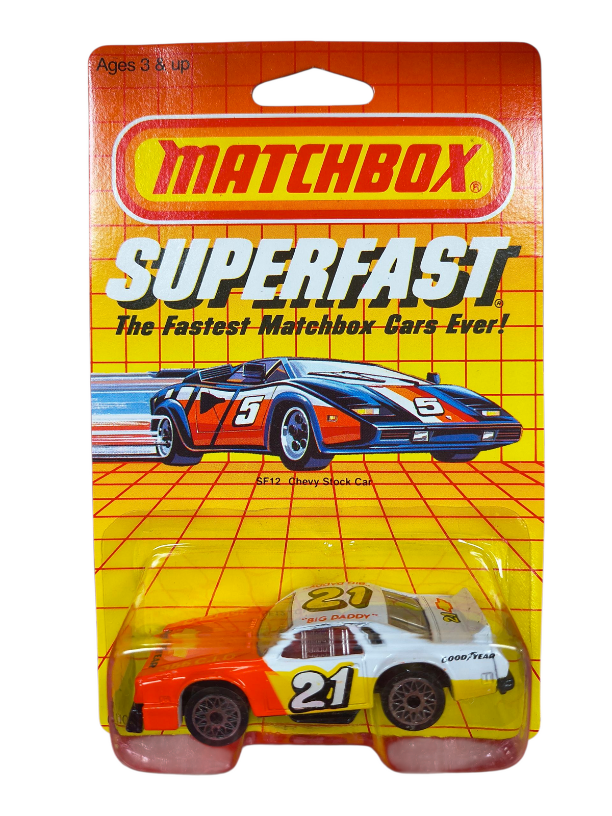1985 Matchbox Superfast SF12 Chevy Stock Car Diecast