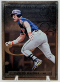 1996 Leaf Preferred Steel Carlos Baerga Cleveland Guardians # 24