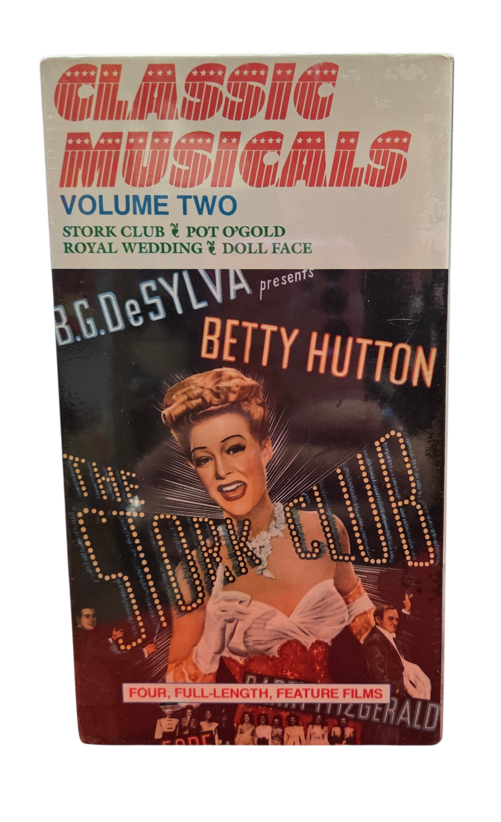 1992 Classic Musicals Vol. 2 Stork Club, Pot O Gold, Royal Wedding, Doll Face