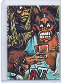 1974 Topps Monster Initials Puzzle Sticker Card - Middle