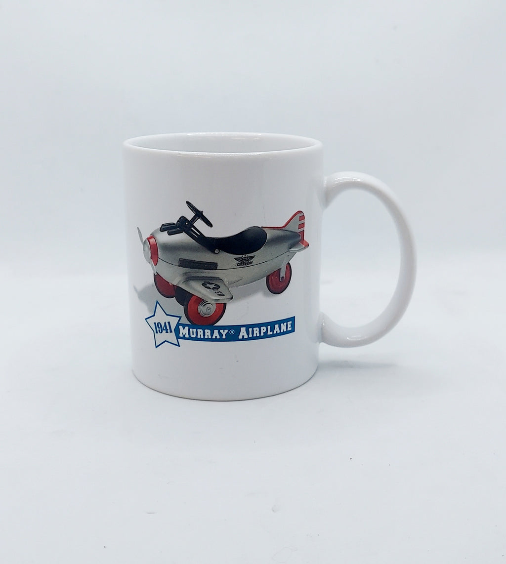 1998 Hallmark Kiddie Car Classics Mug 1941 Murray Airplane Coffee Cup image 2