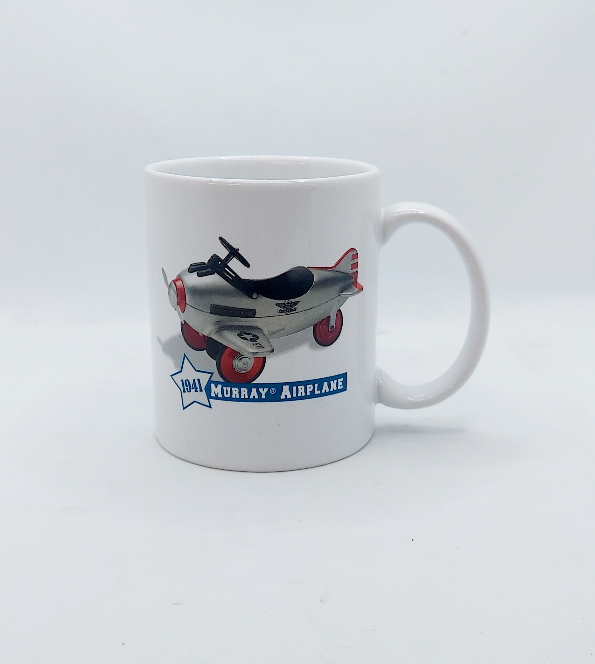 1998 Hallmark Kiddie Car Classics Mug 1941 Murray Airplane Coffee Cup image 2