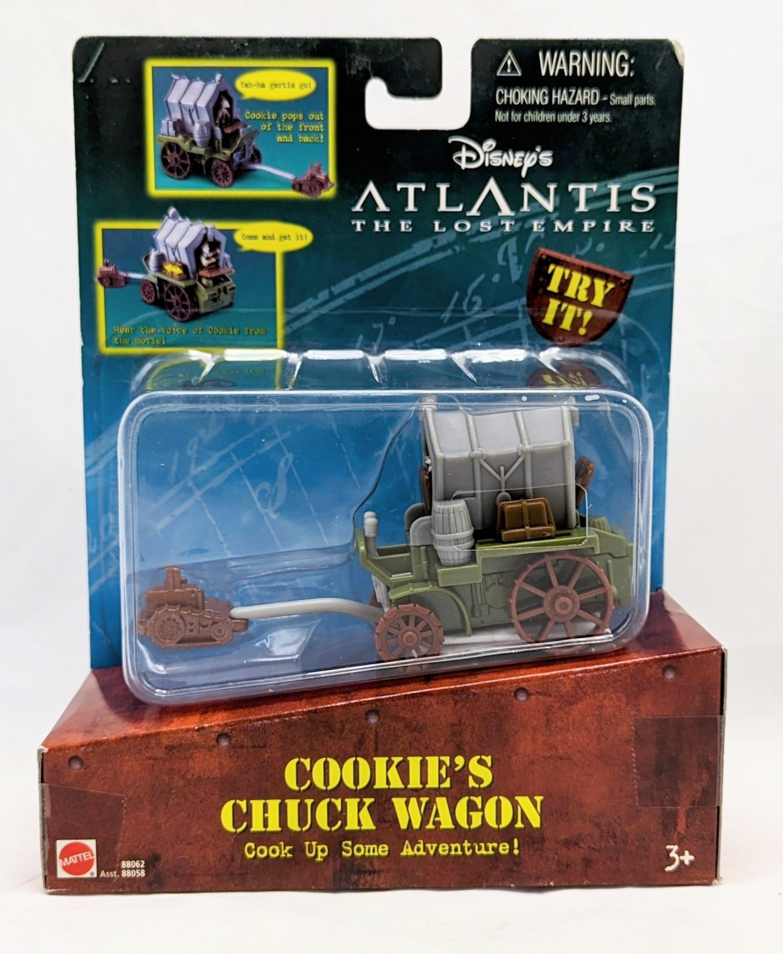 2000 Disney Atlantis Cookie's Chuck Wagon Cook Up Some Adventure