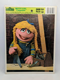1981 Whitman Sesame Street Betty Lou Carpenter Frame Tray Puzzle 4524C-33