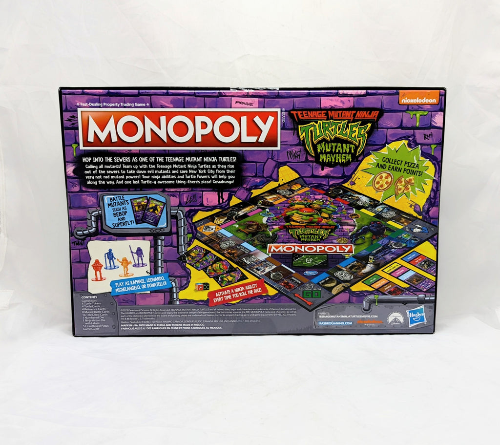 Monopoly Teenage Mutant Ninja Turtles: Mutant Mayhem Edition Family Party Board image 2