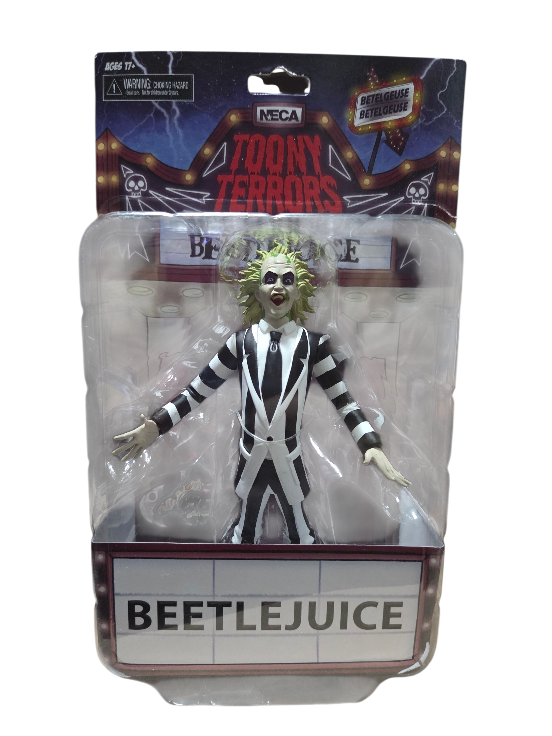 NECA Beetlejuice Toony Terrors Classic Style 4.5" Action Figure