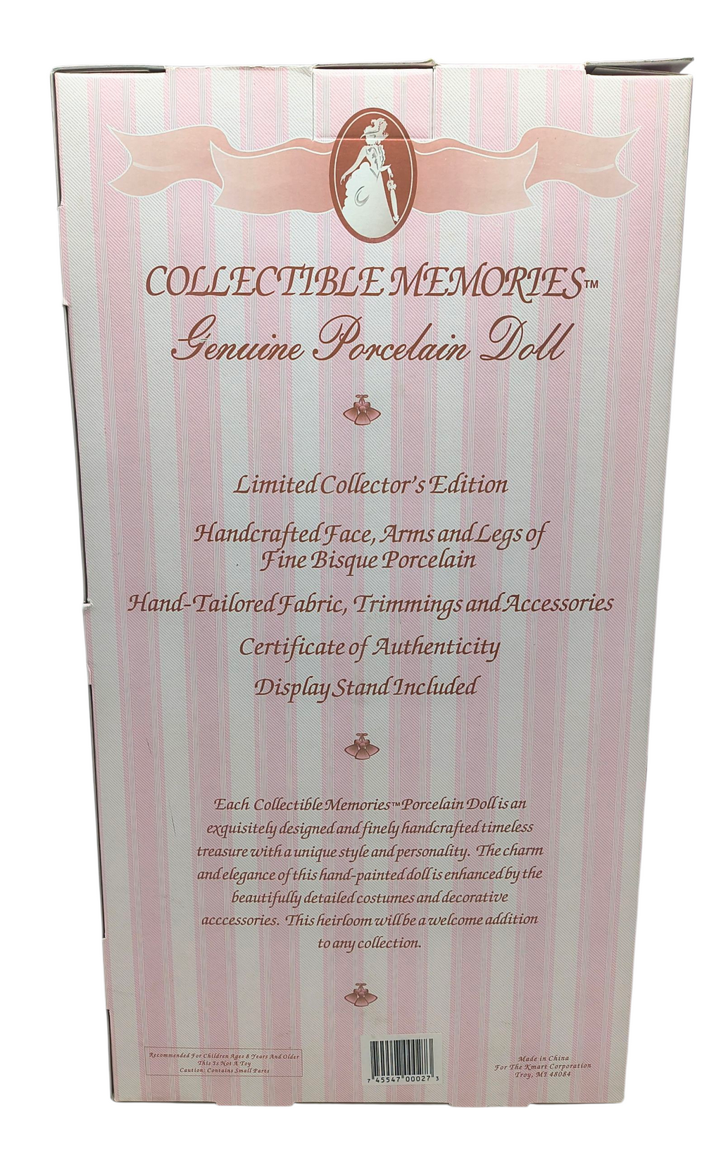 Kmart Exclusive Collectible Memories Limited Edition Porcelain Doll w/ Pigtails image 2