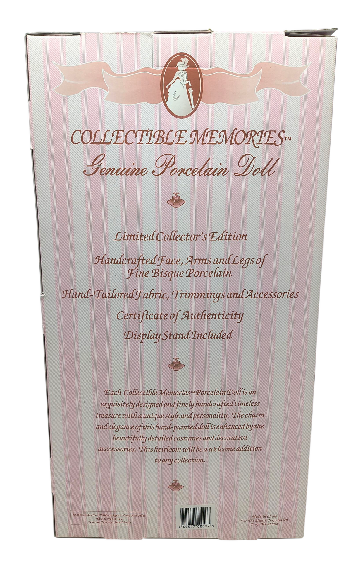Kmart Exclusive Collectible Memories Limited Edition Porcelain Doll w/ Pigtails image 2
