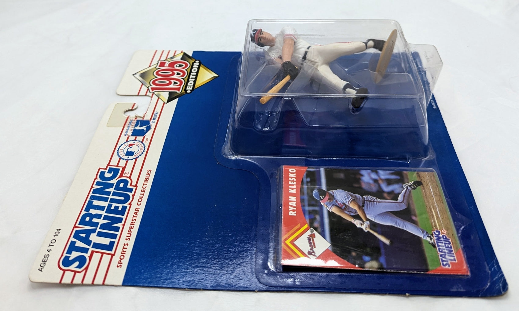 1995 Kenner Starting Lineup Ryan Klesko Atlanta Braves Figure image 3