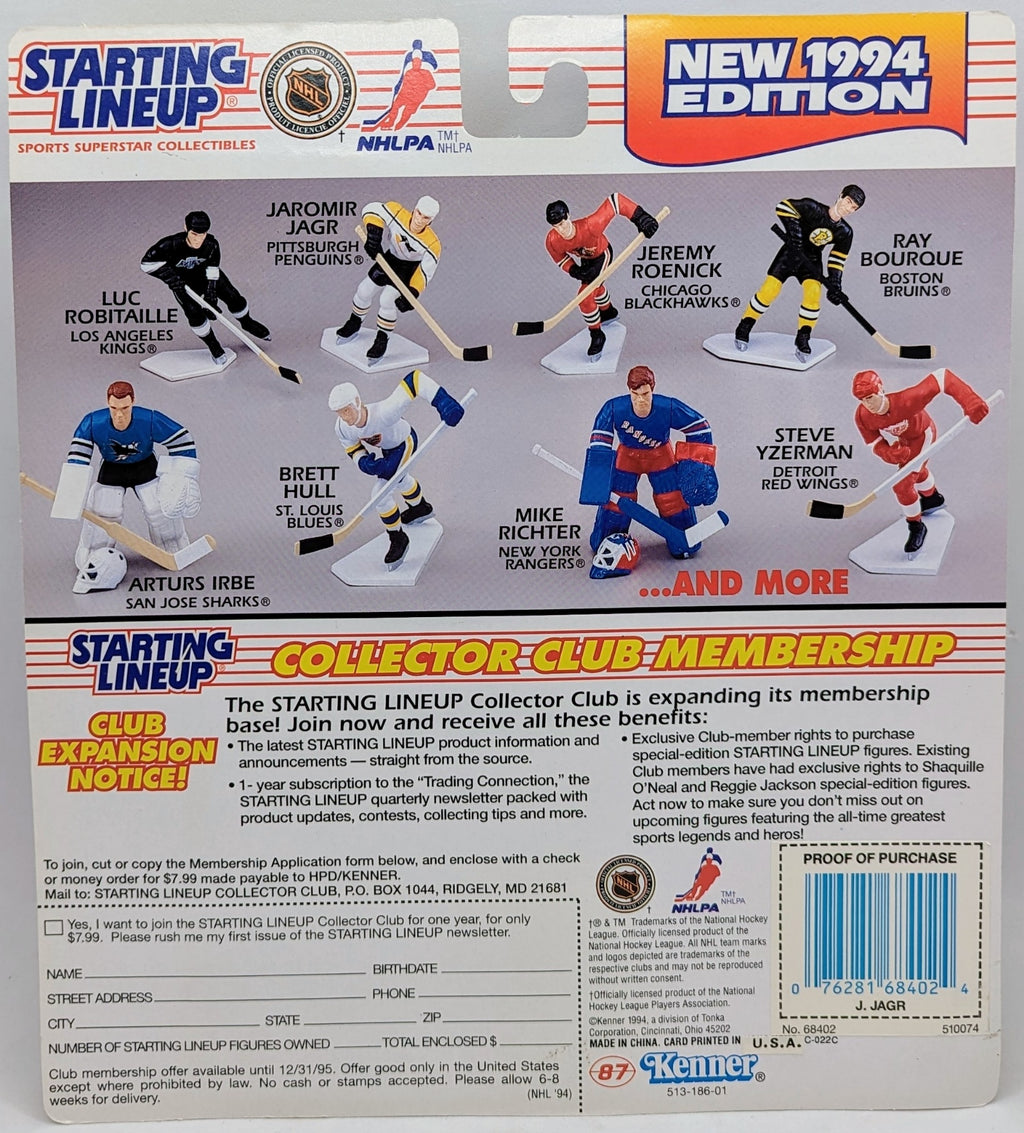 1994 Kenner Starting Lineup Jaromir Jagr Pittsburgh Penguins Hockey NHL Figure image 2
