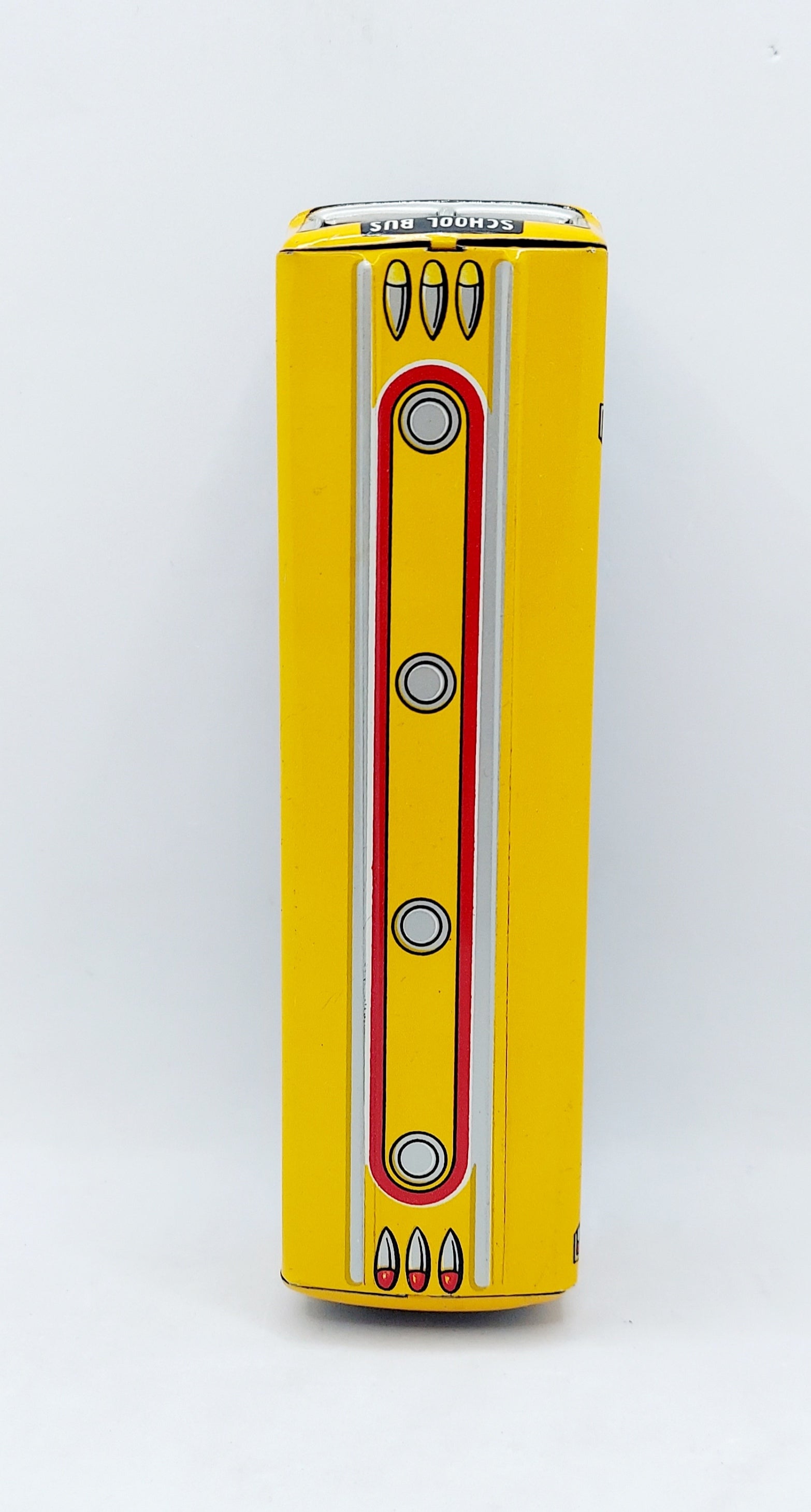 1960's Old Japan Tin Friction School Bus S-18 Promo 6.25" image 5