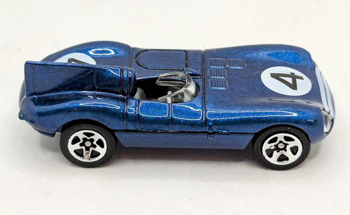 1998 Hot Wheels First Editions Jaguar D Blue Diecast Car - Loose image 2
