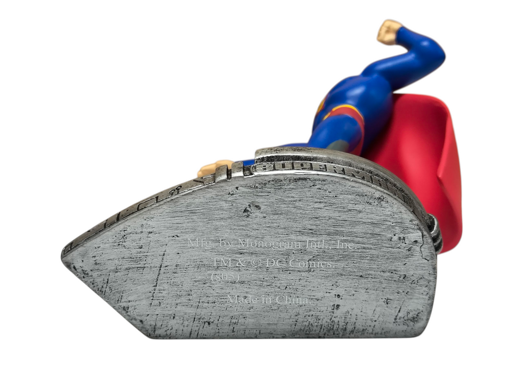 2005 Monogram Justice League Cartoon Network Cold Cast 4.5" Superman Figurine image 5