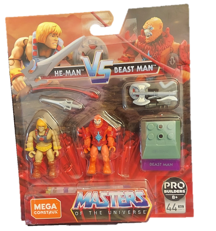 Mega Construx Masters Of The Universe (MOTU) He-Man Vs. Beast Man