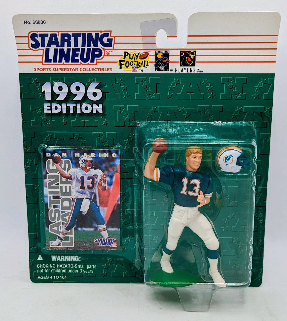 1996 Starting Lineup Dan Marino Miami Dolphins Figure