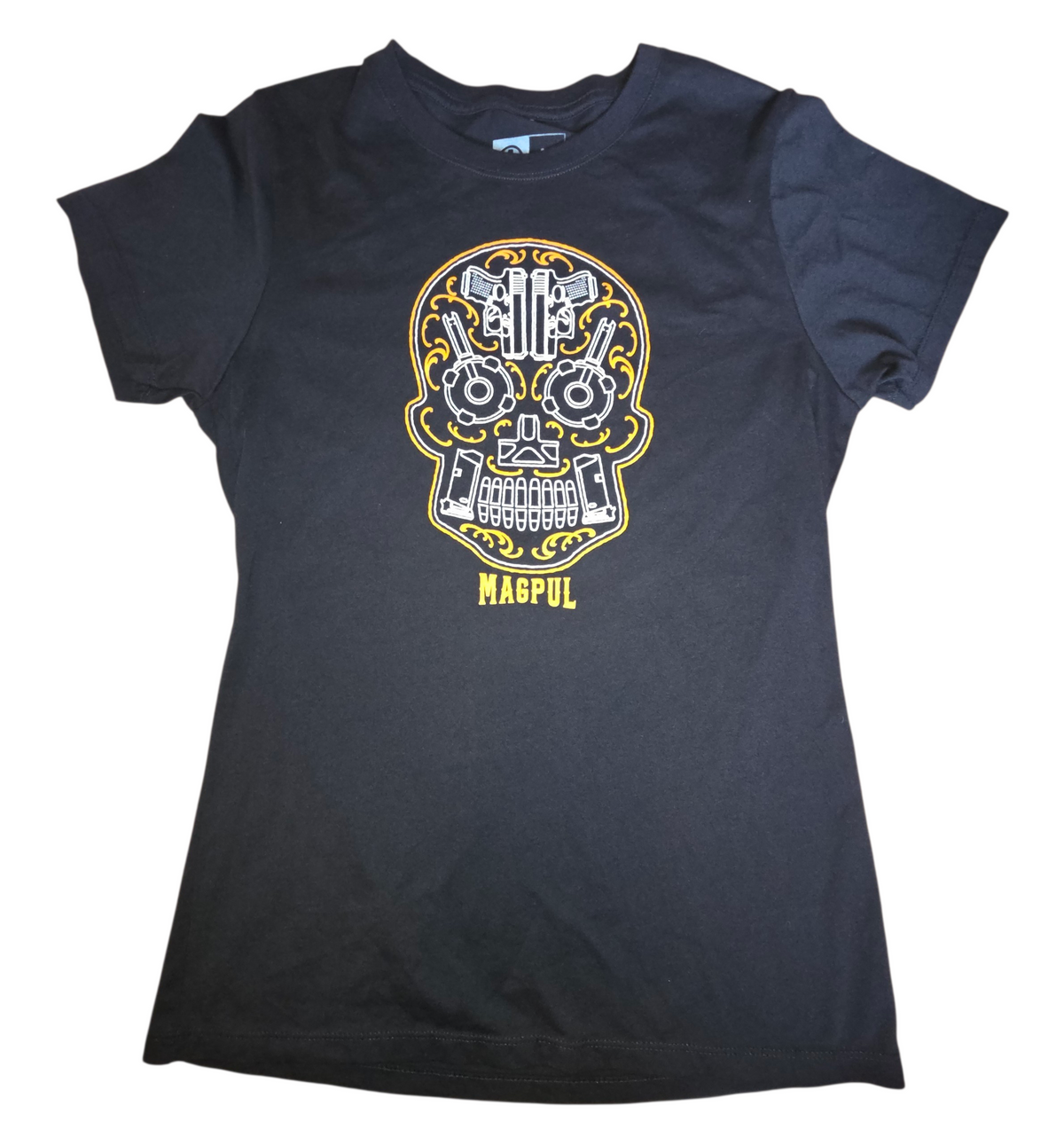 Magpul Sugar Skull Day Of The Dead Blend T-Shirt Black Women's Medium