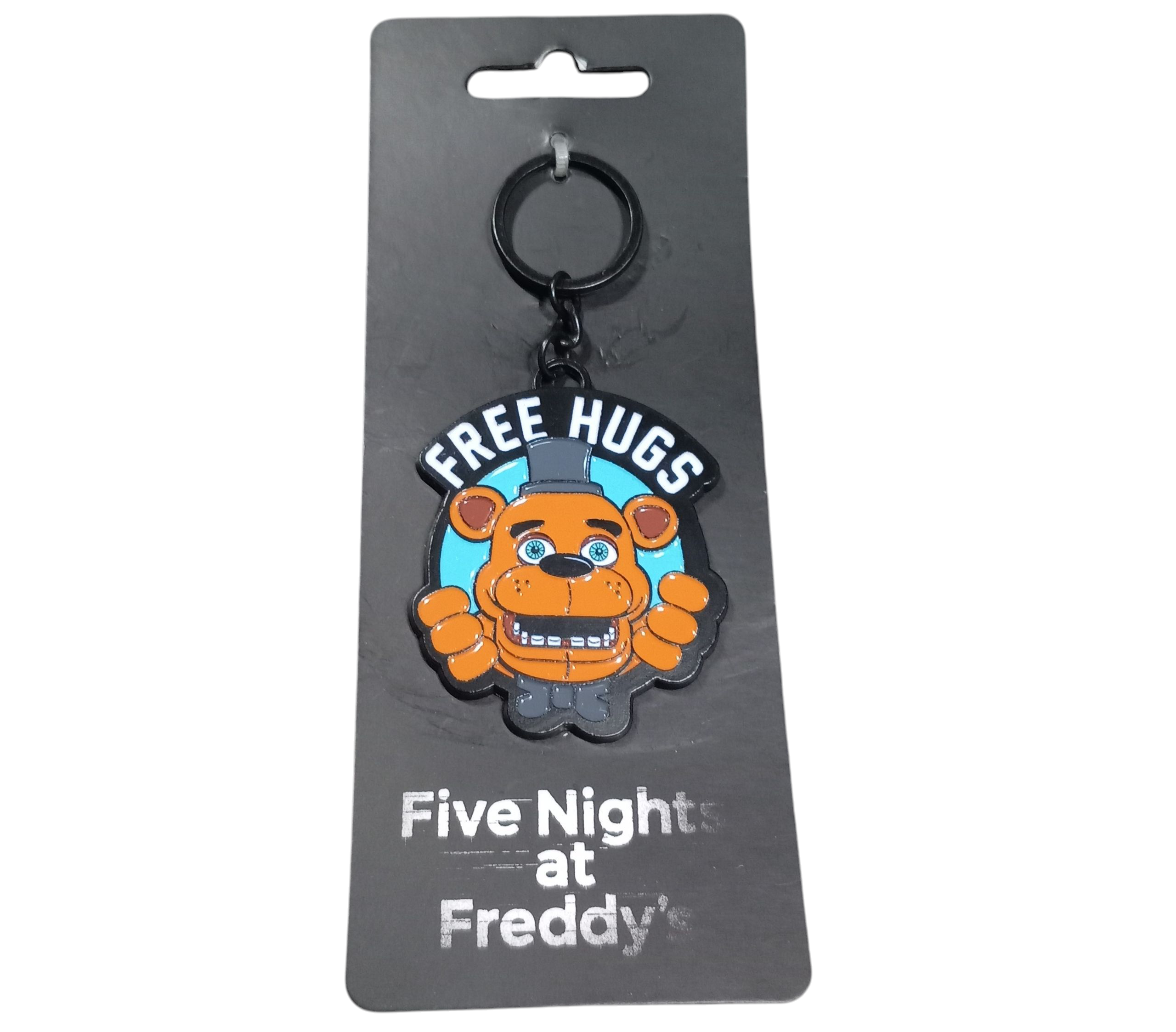 2016 Bioworld Five Nights At Freddy's Keychain Freddy Fazbear Free Hugs - DT