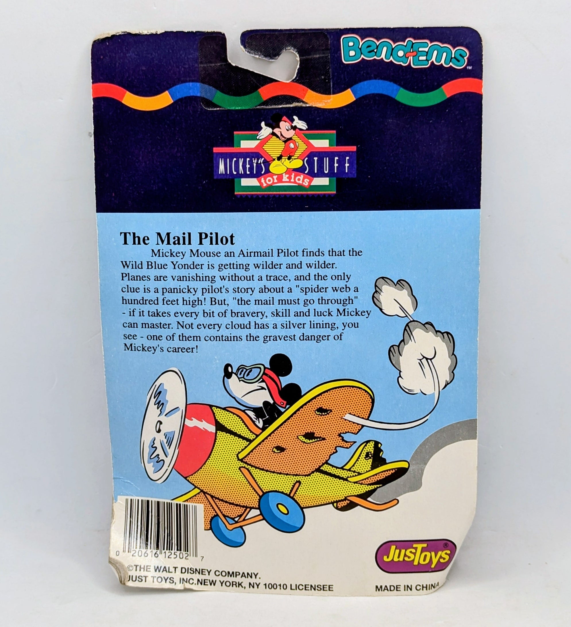 JusToys Bend-Ems Mickey Mouse The Mail Pilot Minnie Mouse 12223A image 2