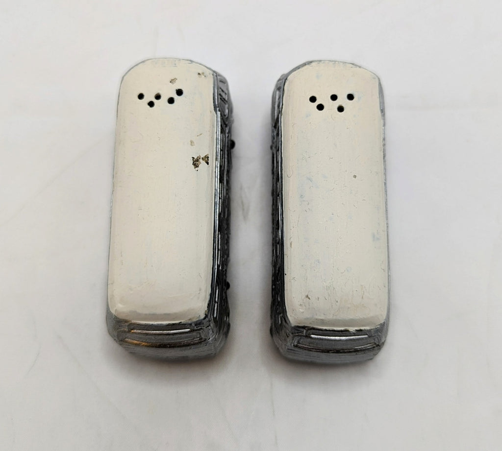Vintage Greyhound Lines Metal Salt & Pepper Shakers image 3