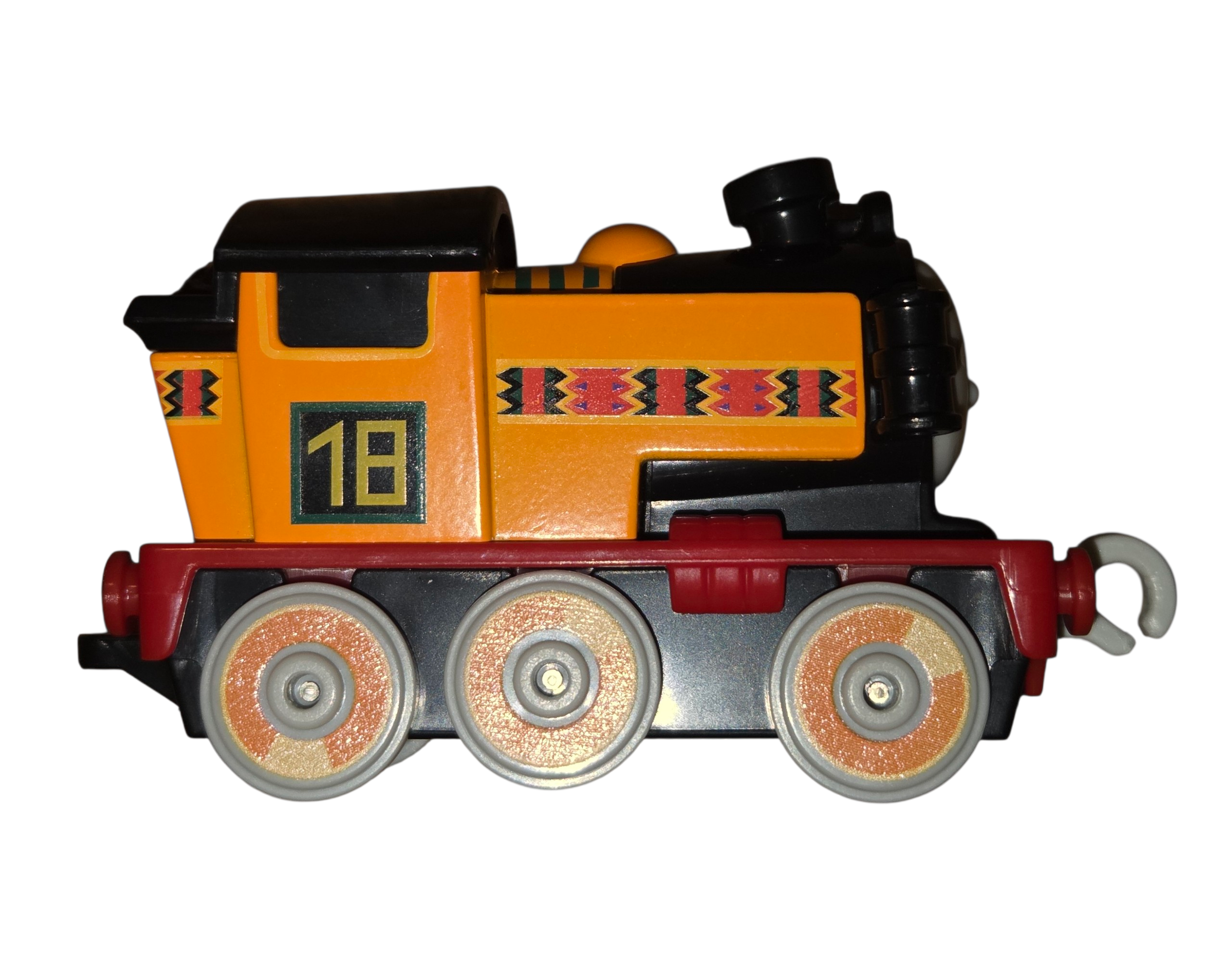 2021 Fisher Price Gullane Thomas & Friends Nia #18 Push Along Engine image 3