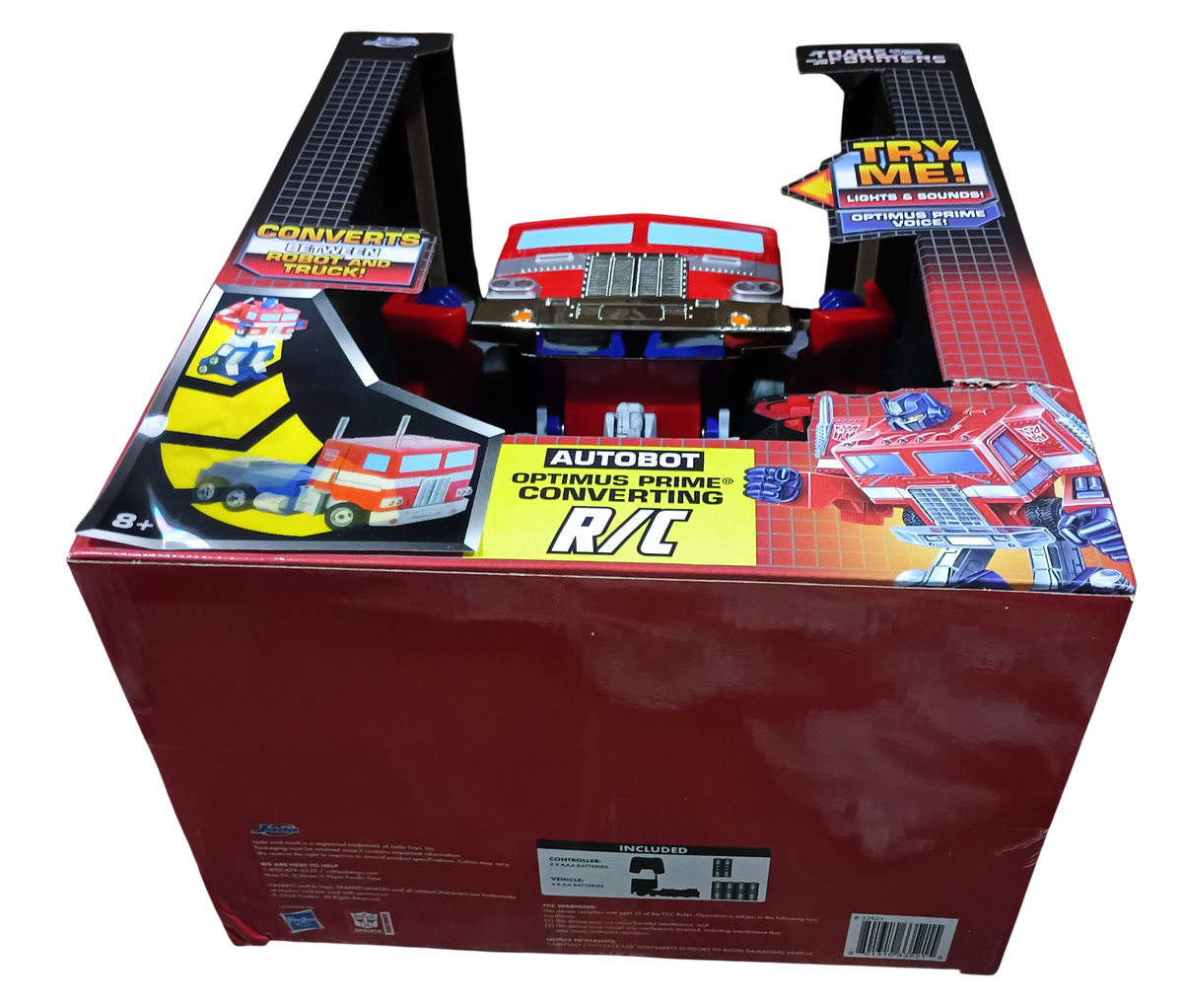 Jada Transformers Optimus Prime Autobot 13" Transforming RC Car Lights & Sound image 7