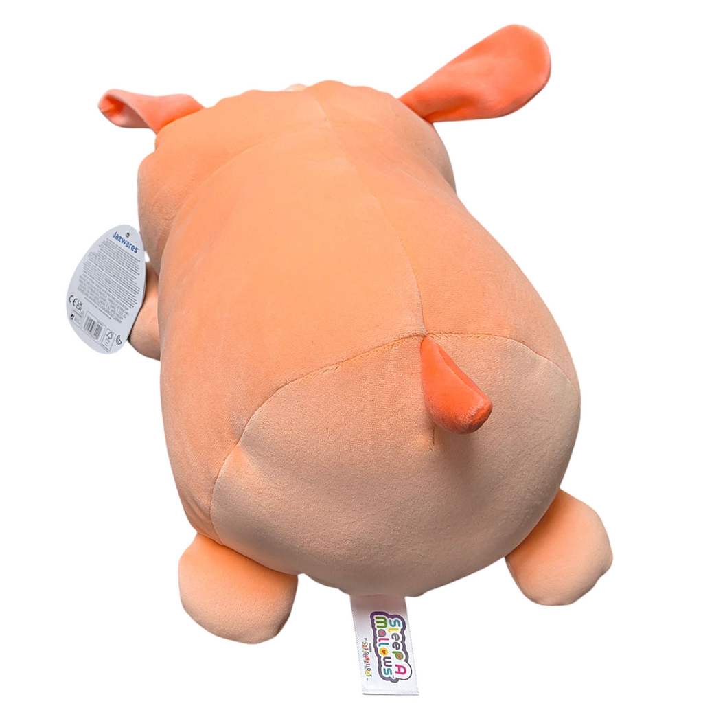 2024 Squishmallow Sleep A Mallow Drella The Dog Orange 12" Sleeping Plush image 3