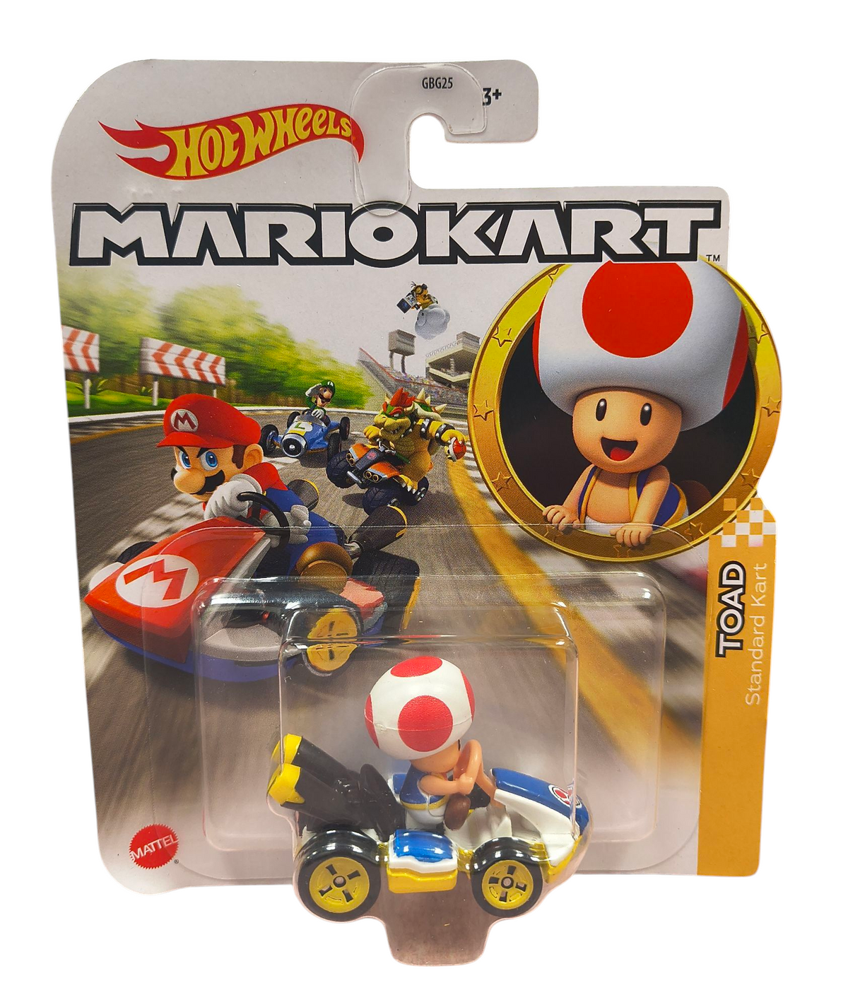 2020 Mattel Hot Wheels Mario Kart Toad 1:64 Diecast