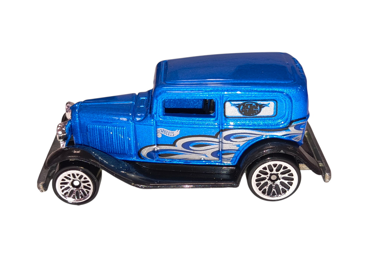 1999 Mattel Hot Wheels 1932 Ford Delivery Truck Blue Silver Malaysia image 2