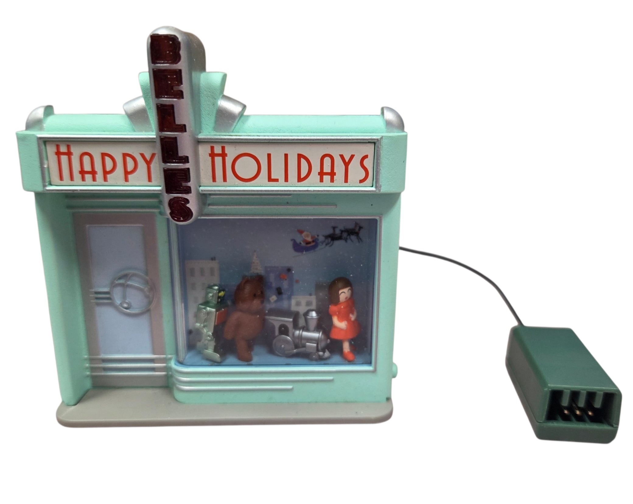 2014 Hallmark Keepsake Window Wonderland Happy Holiday Ornament Light Sound