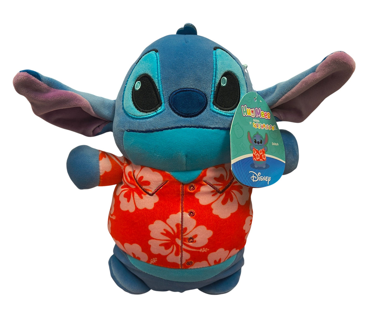 Squishmallows Hug Mees Disney Hawaiian Stitch 10 inch Plush