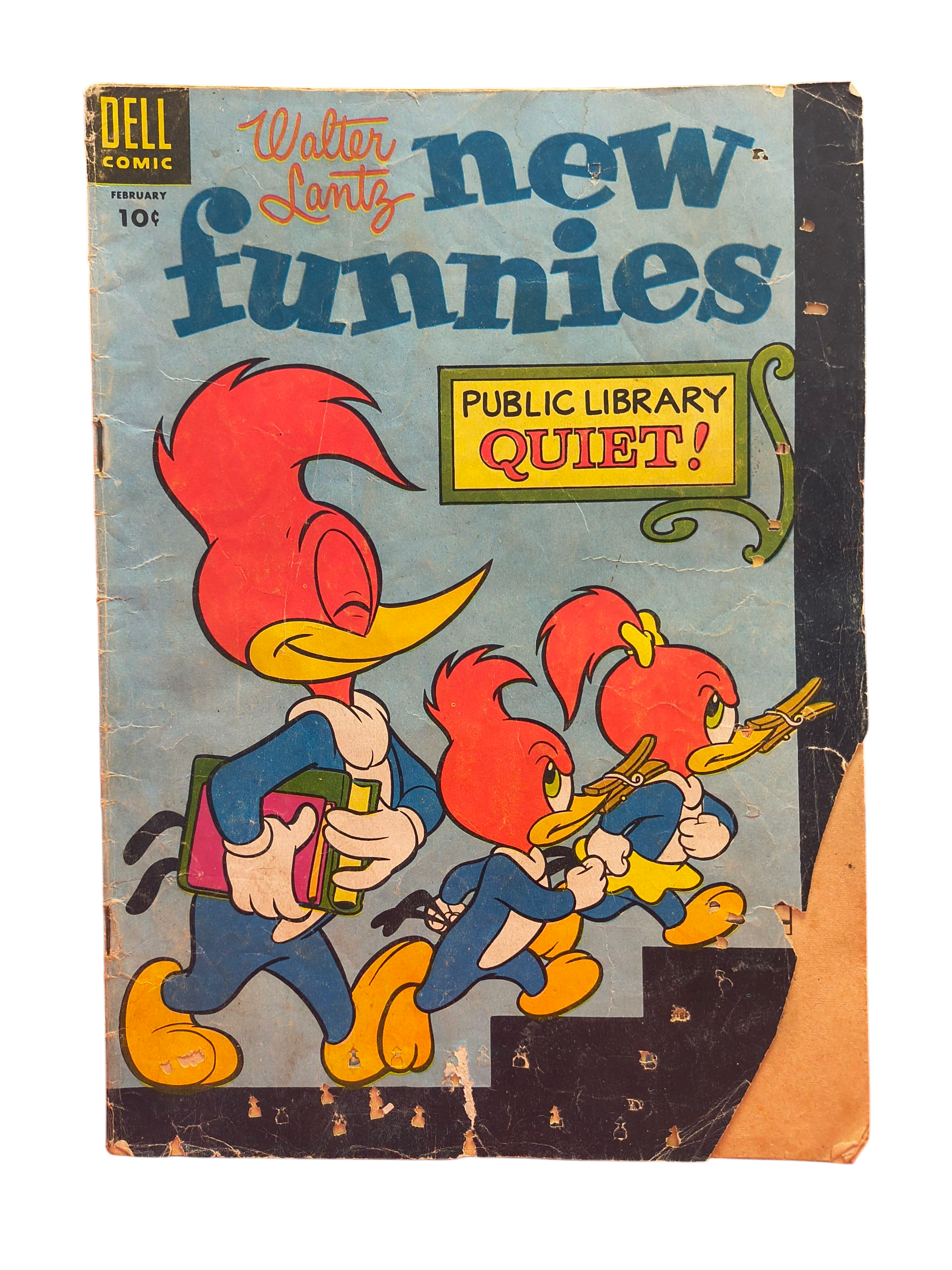 1955 Dell Walter Lantz New Funnies #216 Woody Woodpecker Comic