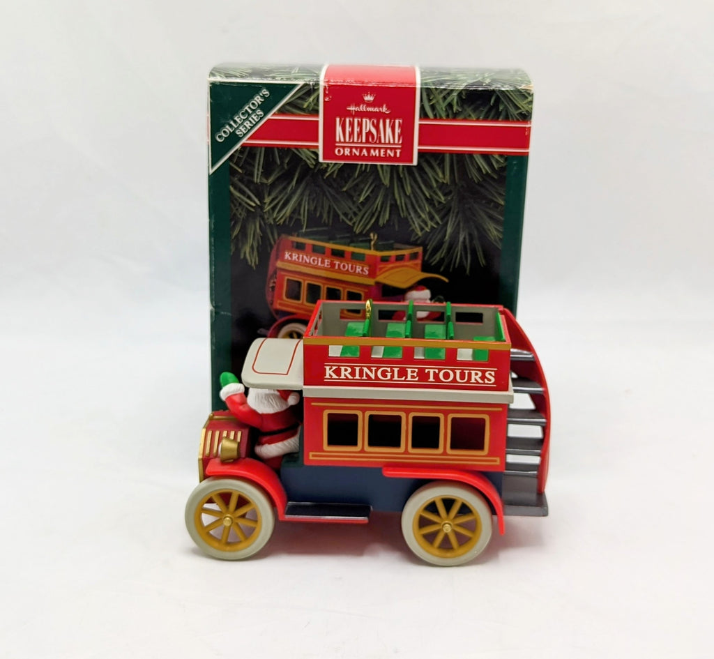 1992 Hallmark Keepsake Ornament KRINGLE TOURS Christmas Ornament