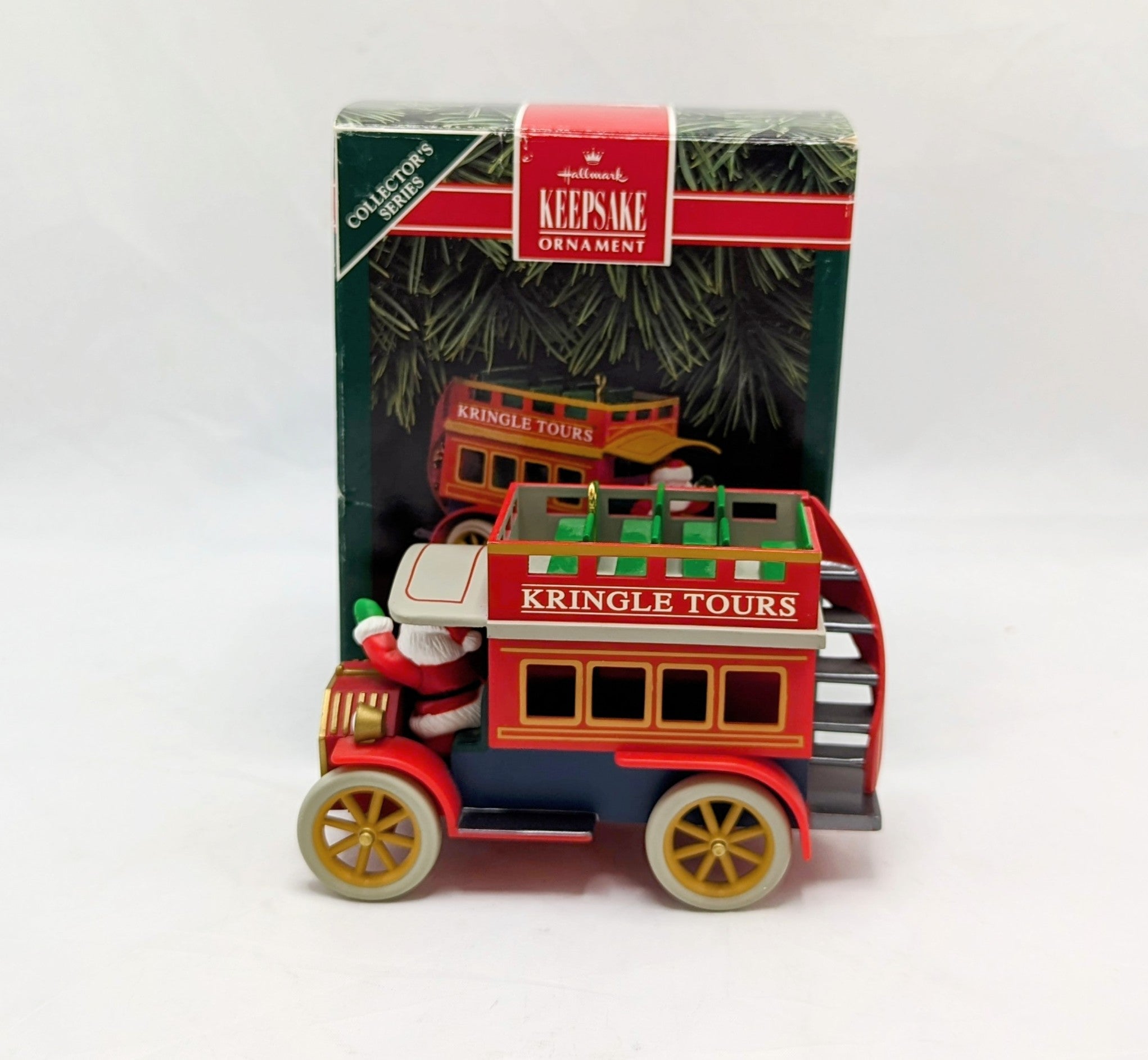 1992 Hallmark Keepsake Ornament KRINGLE TOURS Christmas Ornament