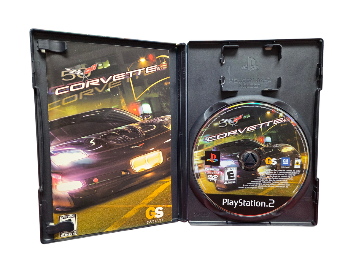 2004 Global Star Corvette Sony PlayStation 2 PS2 Complete CIB image 2