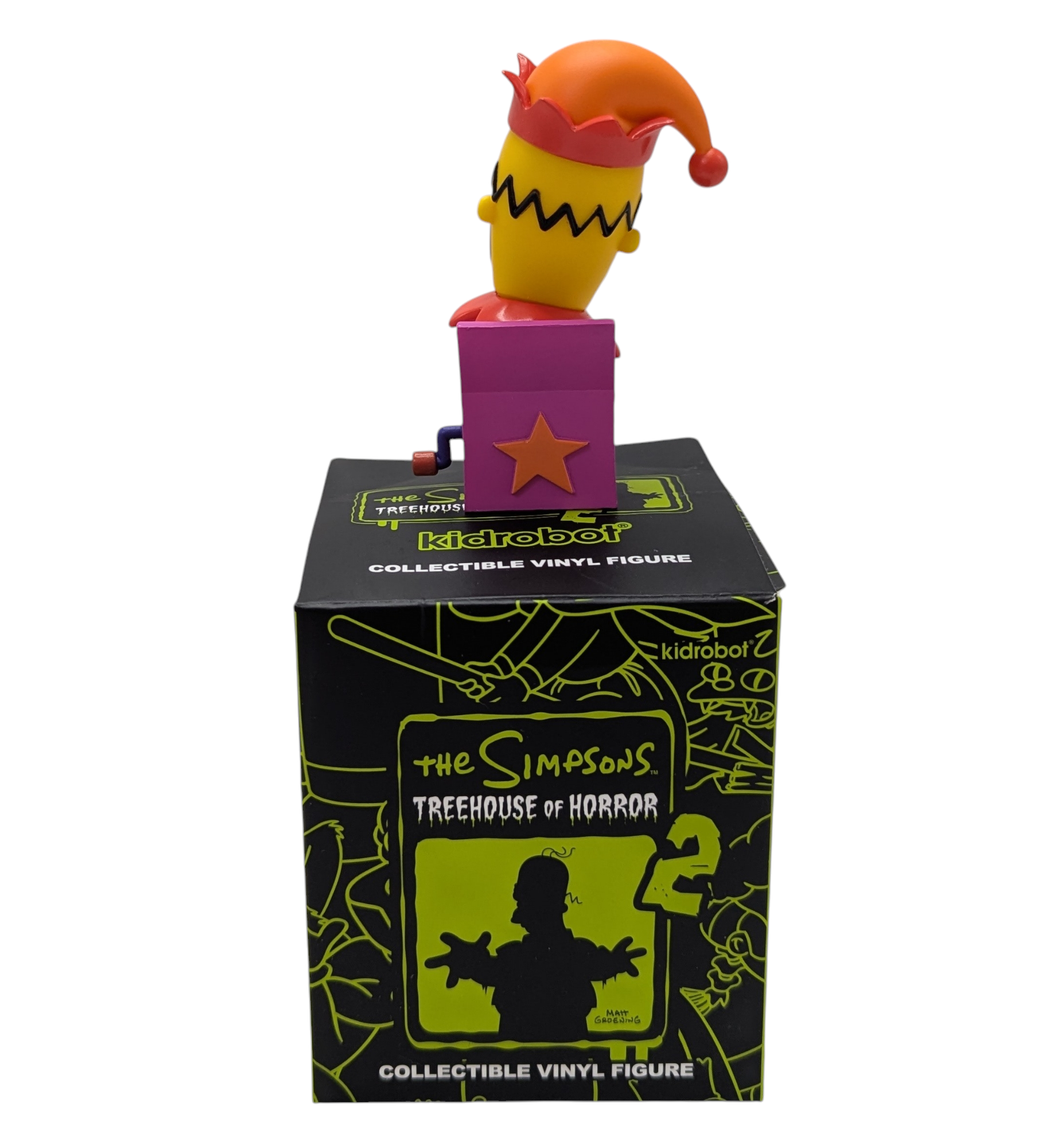2024 Kidrobot The Simpsons Treehouse Of Horror 2 Jack In The Box Homer 3" Figure image 2
