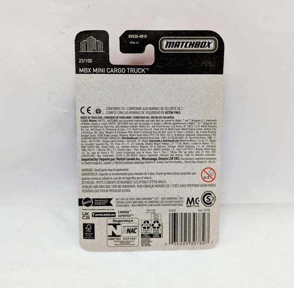2021 Matchbox MBX Mini Cargo Truck 23/100 image 2