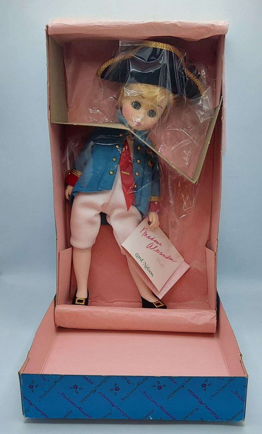 Vintage Madame Alexander Lord Nelson #1336 12" Doll With Original Box