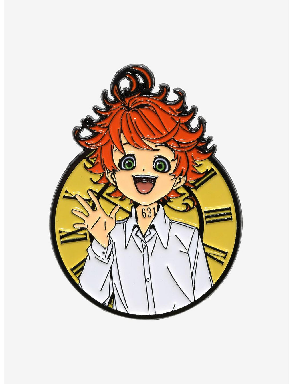 The Promised Neverland Emma Clock Enamel Pin image 2