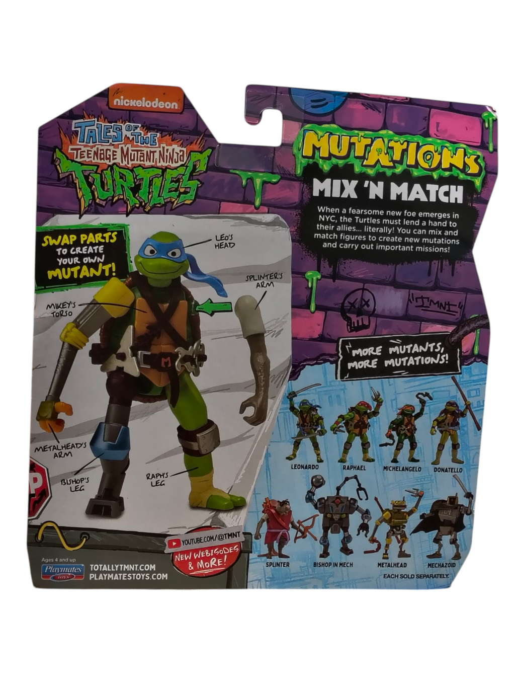 2024 Tales Of The Teenage Mutant Ninja Turtles Mutations Mix 'N Match - Leonardo image 2