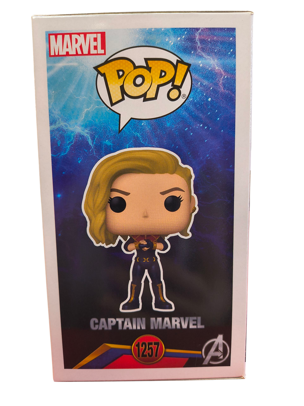 Funko Pop! The Marvels Captain Marvel #1257 Target Exclusive Vinyl Figure image 3