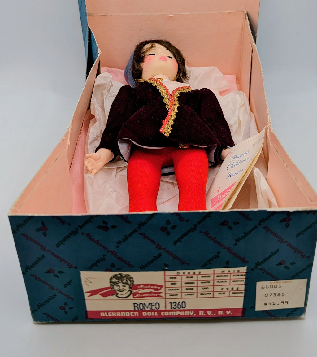1976 Madame Alexander Romeo Portrait Doll #1360 - Needs Repair image 3