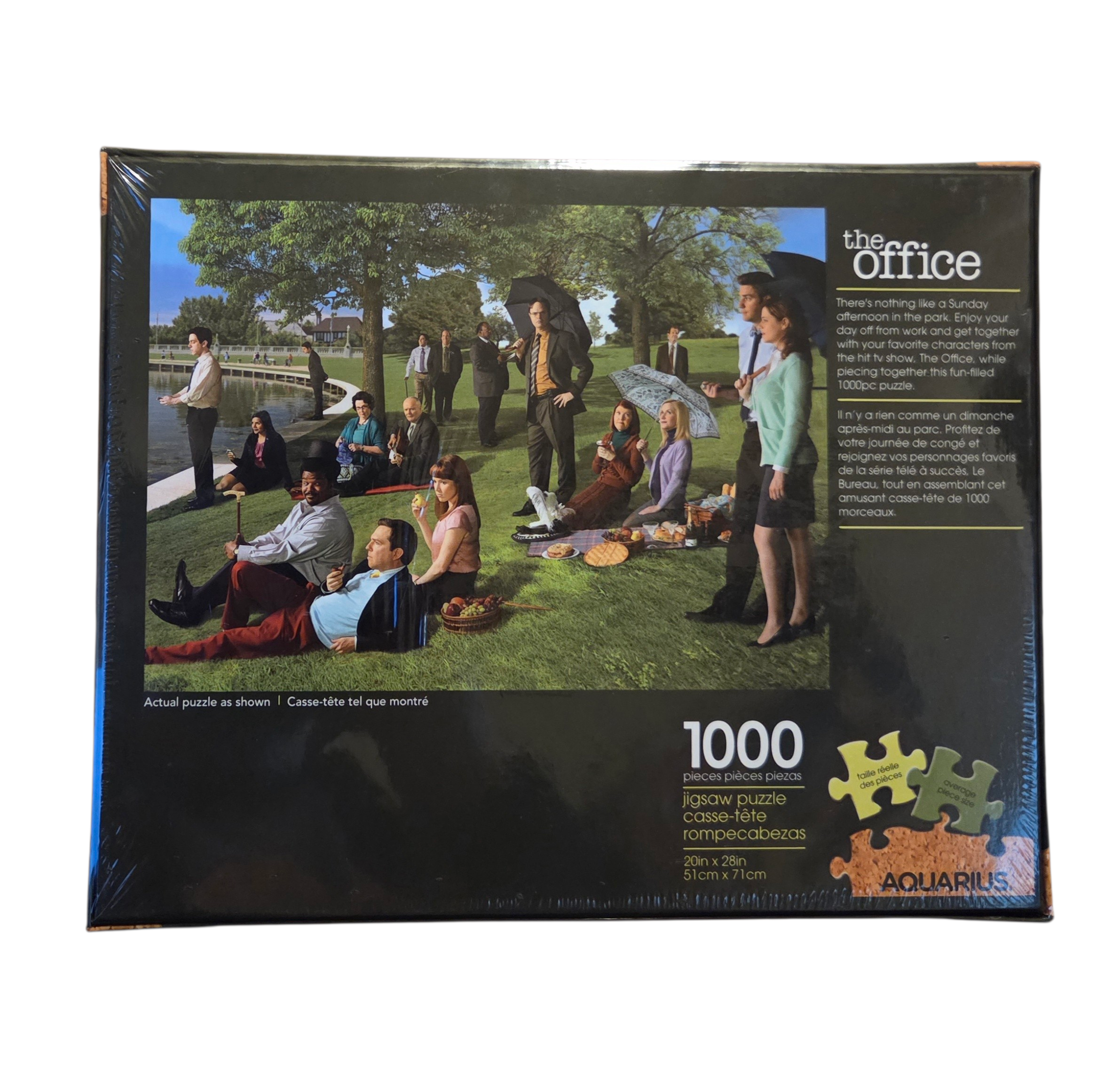 Aquarius The Office Sunday Afternoon In The Park 1000 Piece Jigsaw Puzzle image 2