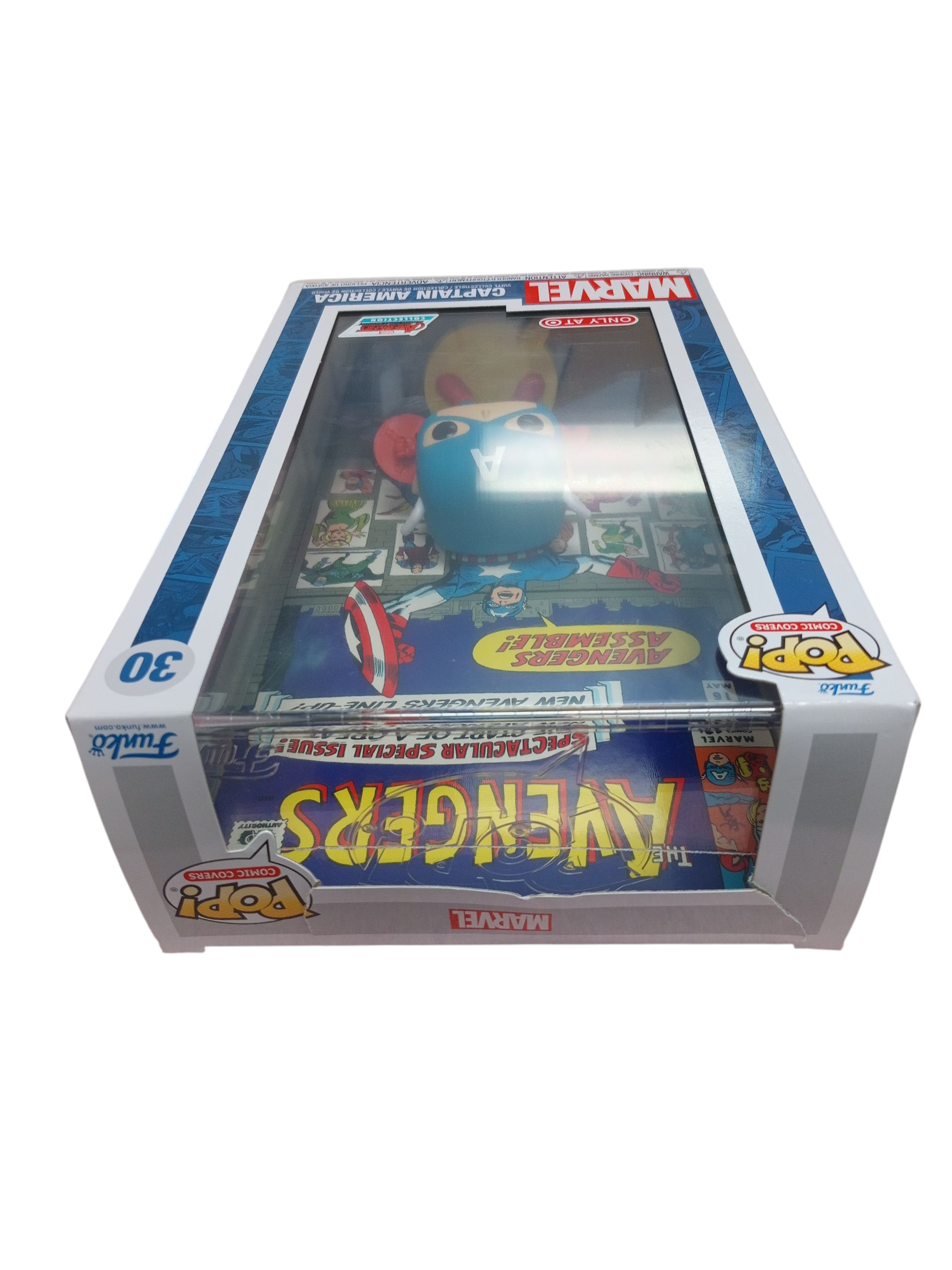 Funko Pop! Comic Covers #30 Captain America Avengers #16 Target Exclusive image 3