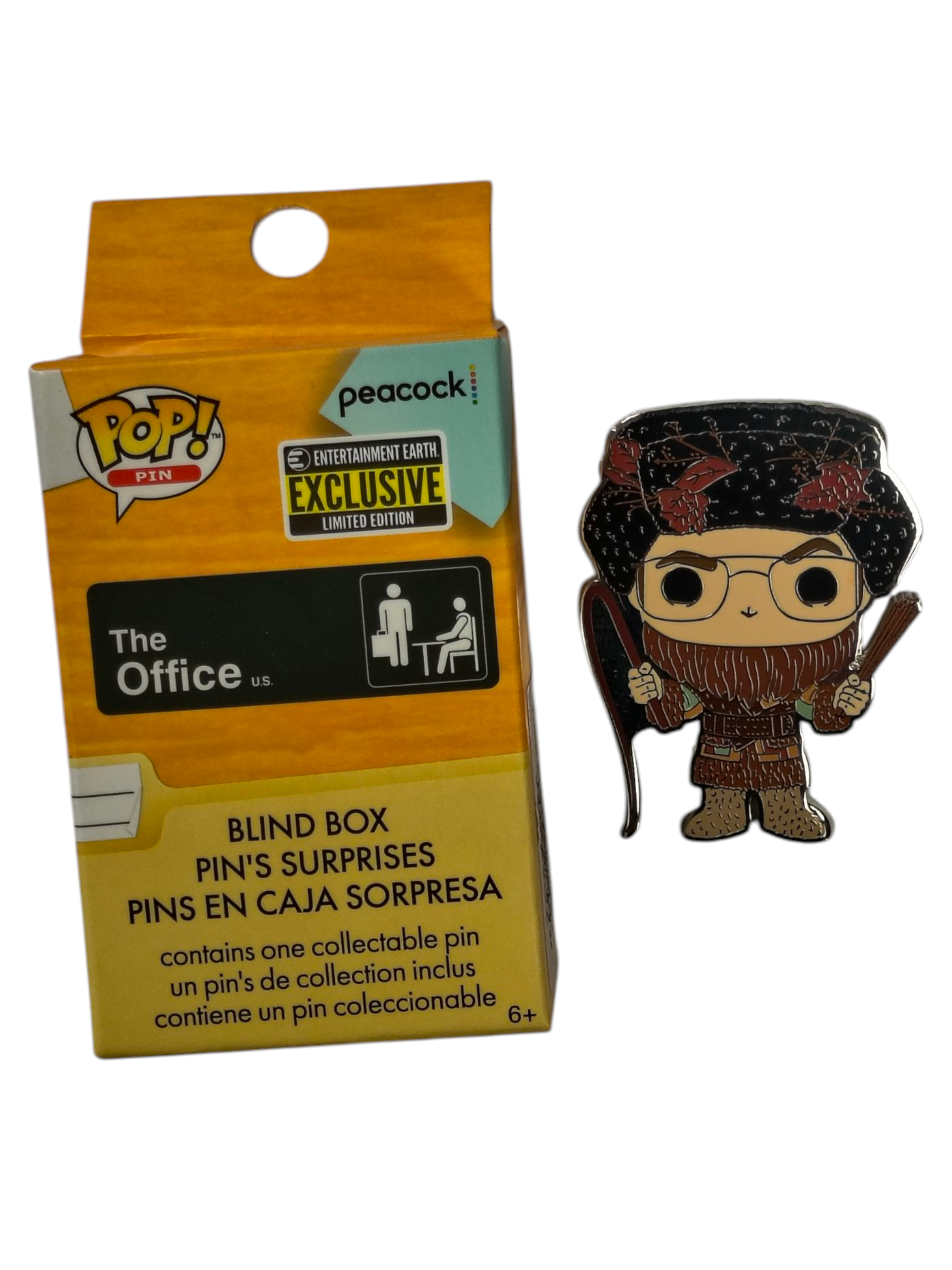Funko Pop Pin The Office Entertainment Earth Dwight Schrute Belsnickel