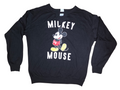 Vintage Jerry Leigh Disney Mickey Mouse Black V-Neck Sweatshirt Large