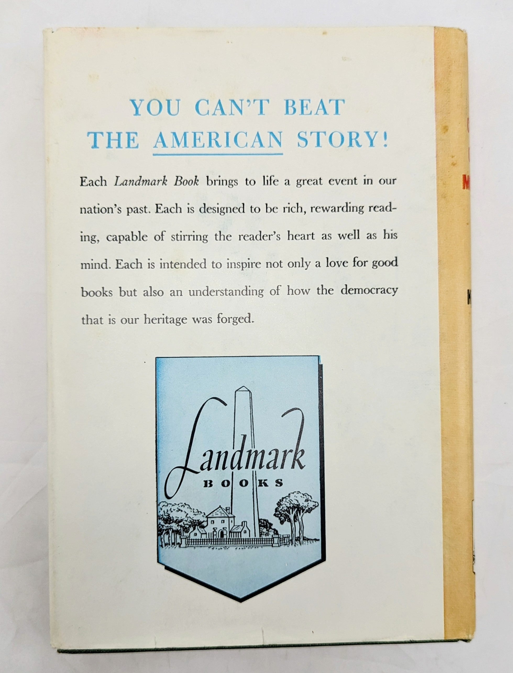 1953 Landmark The Coming Of The Mormons By Jim Kjelgaard - HC image 2
