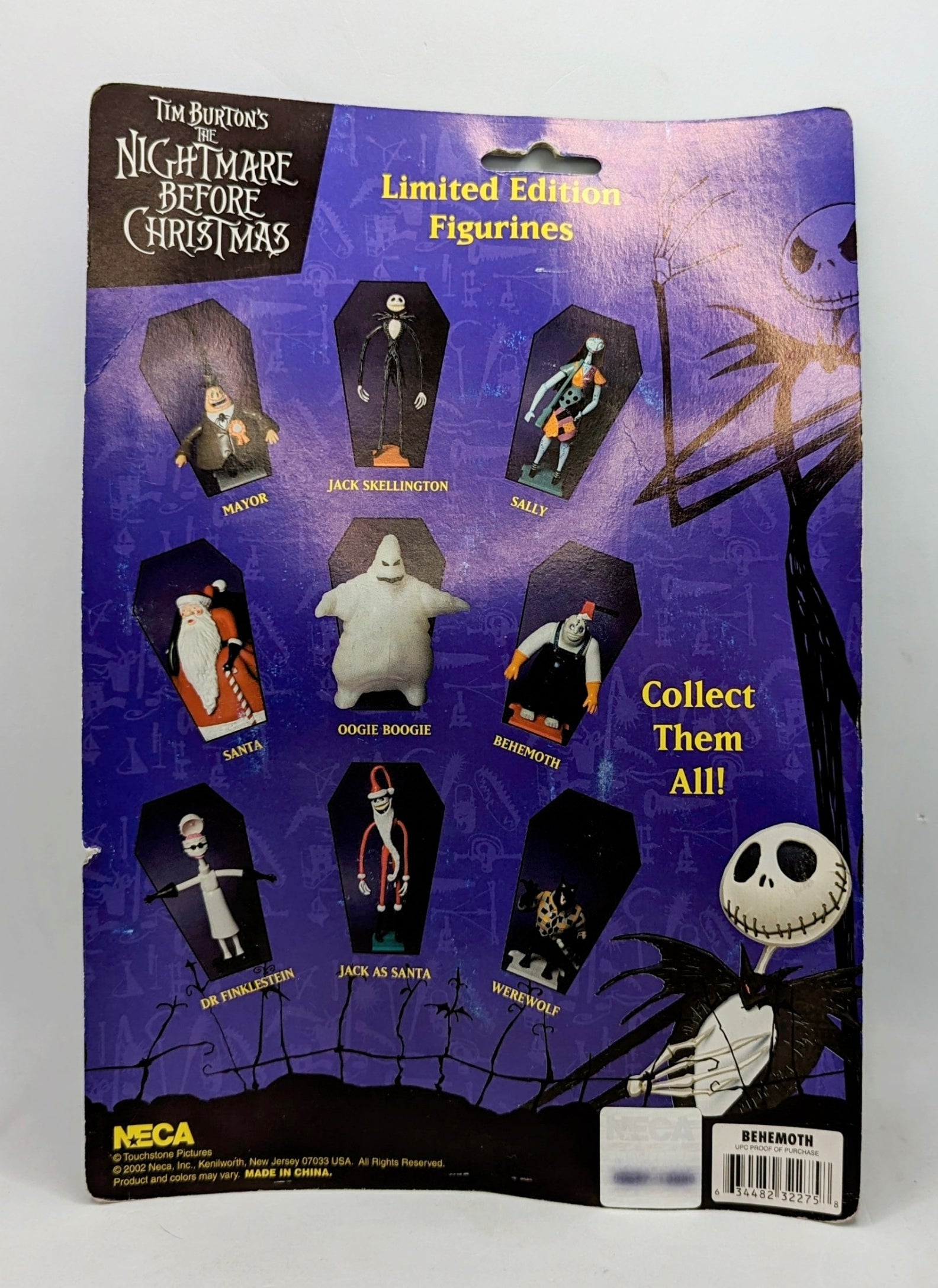 2002 NECA Touchstone Picture Nightmare Before Christmas Bohemoth Figure image 2