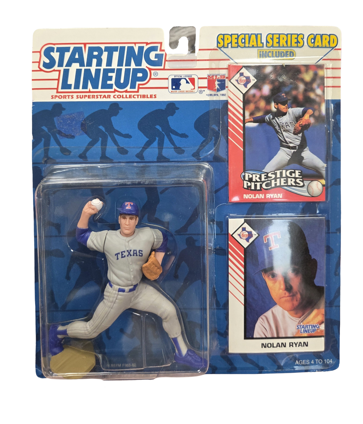 1993 Starting Lineup Nolan Ryan Texas Rangers Baseball Figure
